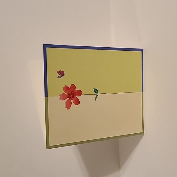 Vintage Hallmark Pink Flower Thoughtful Card - New - Picture 1 of 5